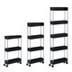 3/4/5 Layers Storage Rack Shelf Organizer Slim Space Saving Wheels Kitchen