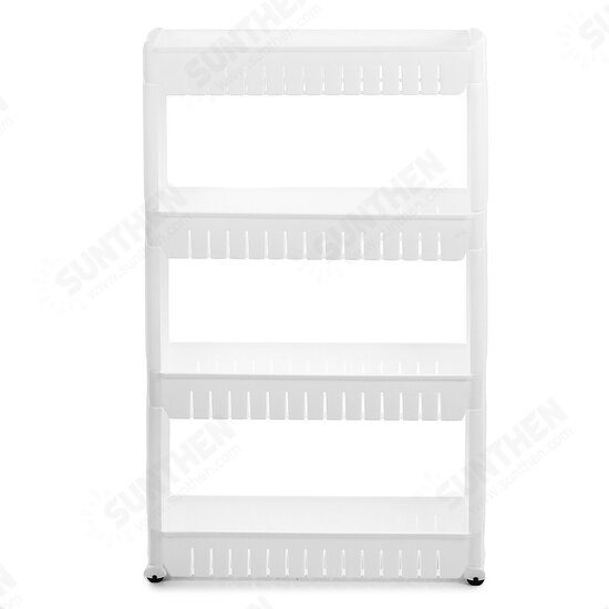 3/4/5-Tier Slim Slide Out Trolley Storage Holder Rack Organiser Kitchen Bathroom