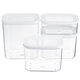 3/4/5Pcs Airtight Food Storage Containers Kitchen Canisters Boxes with Lid Set