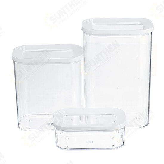 3/4/5Pcs Airtight Food Storage Containers Kitchen Canisters Boxes with Lid Set