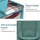 3PCS Foldable Clothes Storage Boxes Bags Ziped Organizers Closet Wardrobe
