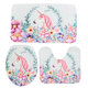 3Pcs Bath Mat Set Non Slip Pedestal Mat Toilet Bathroom Rug Memory Foam Design