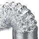 4 Inch 100mm Air Ventilation Fan Pipe Hose Flexible Aluminum Exhaust Duct 2m/3m Length