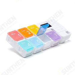 4/8/14 Grid Intelligent Pill Organizer Case with Electronic Timing Reminder