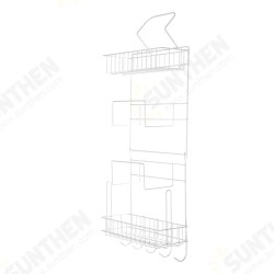 5 Layer Multipurpose Fridge Wall Storage Rack Multi-layer Kitchen Organize Shelf