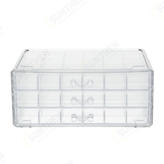 72 Grids Nail Tips Empty Nail Art Tools Storage Box Display Stand Jewelry Box