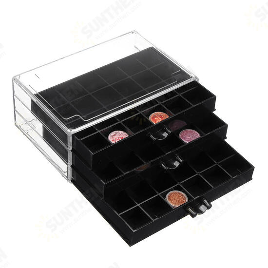 72 Grids Nail Tips Empty Nail Art Tools Storage Box Display Stand Jewelry Box