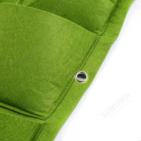 72 Pocket Vertical Greening Hanging Wall Garden Planting Bags Wall Planter New