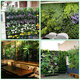 72 Pocket Vertical Greening Hanging Wall Garden Planting Bags Wall Planter New