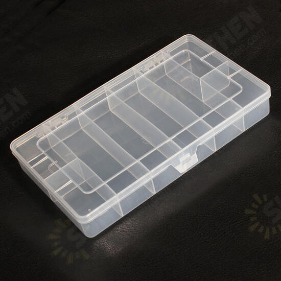 8 Compartments Storage Plastic Electronics Tool Gadgets Box Case