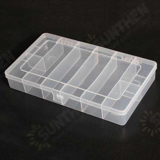 8 Compartments Storage Plastic Electronics Tool Gadgets Box Case