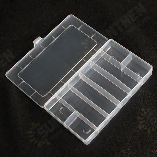 8 Compartments Storage Plastic Electronics Tool Gadgets Box Case