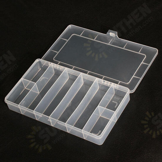 8 Compartments Storage Plastic Electronics Tool Gadgets Box Case