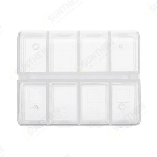 8 Slots Plastic Parts Storage Box Asjustable Case Home Organizer Screws Box