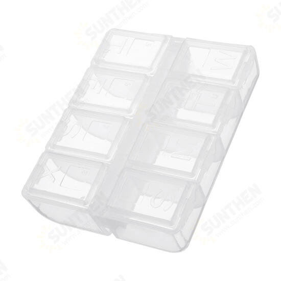 8 Slots Plastic Parts Storage Box Asjustable Case Home Organizer Screws Box