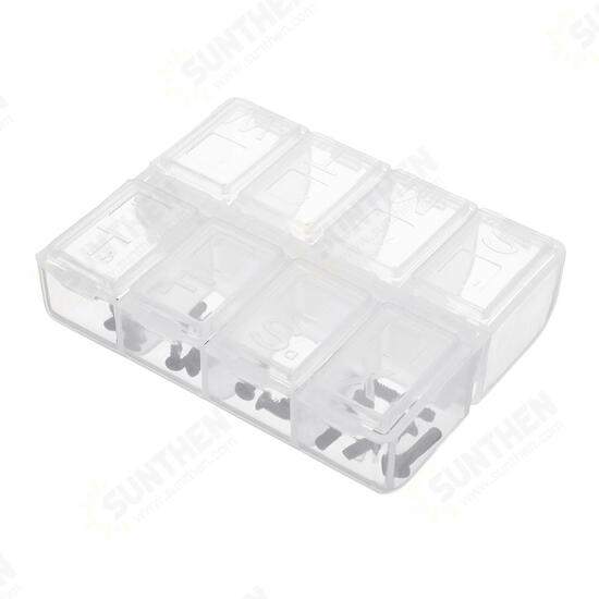 8 Slots Plastic Parts Storage Box Asjustable Case Home Organizer Screws Box