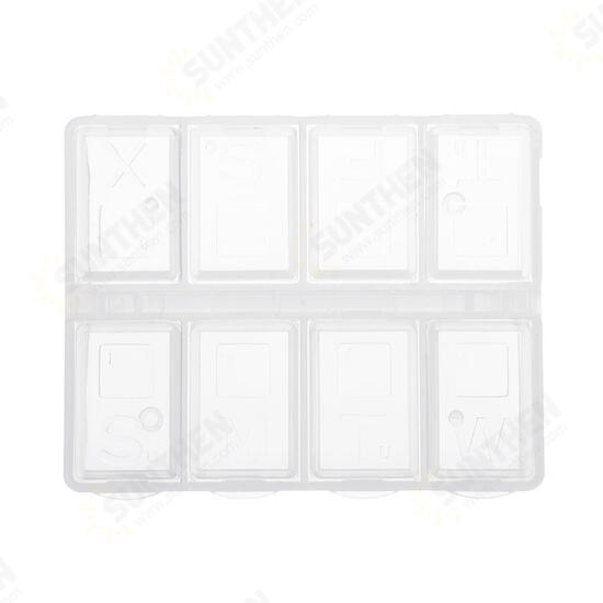 8 Slots Plastic Parts Storage Box Asjustable Case Home Organizer Screws Box