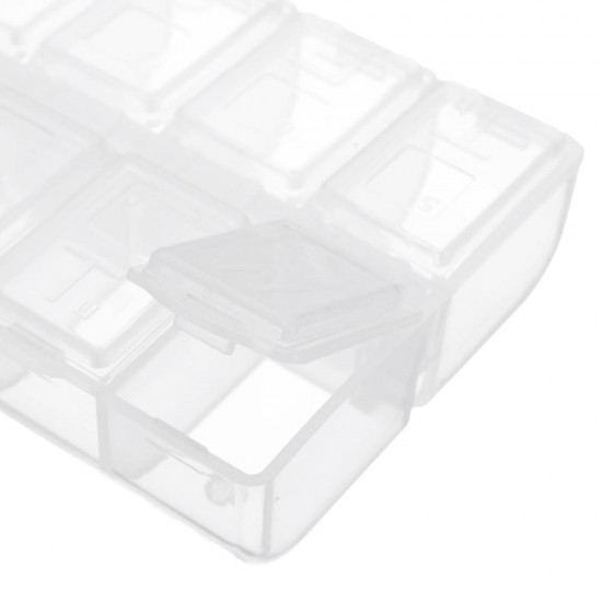 8 Slots Plastic Parts Storage Box Asjustable Case Home Organizer Screws Box