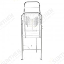 95x62x25.5cm 2 Tiers Over The Sink Dish Drying Rack Shelf Stainless Kitchen Cutlery Holder 95x62x25.5cm 2 Tiers Over The Sink Dish Drying Rack Shelf Stainless Kitchen Cutlery Holder