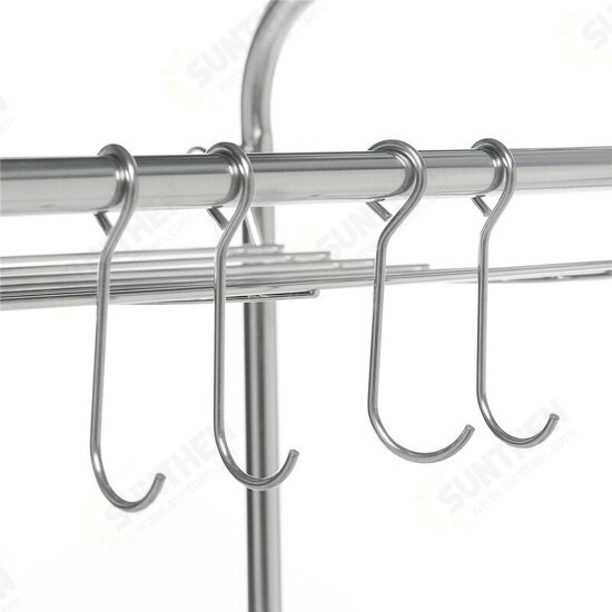 95x82x25.5cm 3 Tiers Over The Sink Dish Drying Rack Shelf Stainless Kitchen Cutlery Holder