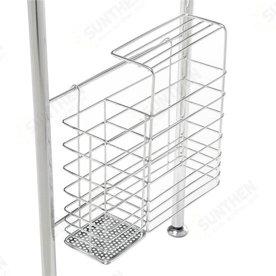 95x82x25.5cm 3 Tiers Over The Sink Dish Drying Rack Shelf Stainless Kitchen Cutlery Holder