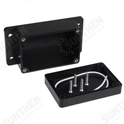 ABS Black Plastic Electronics Project Box Enclosure Hobby Case with Screws ABS Black Plastic Electronics Project Box Enclosure Hobby Case with Screws