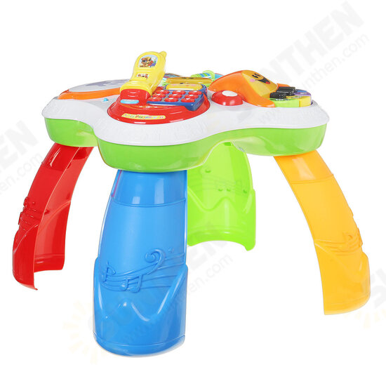 Activity Table For 1 Year Old And Up 2-In-1 Baby Standing Activity Center Table