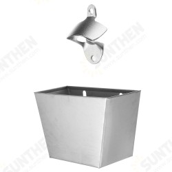 Barware Gear Bottle Opener Catcher Bundle Wall Mounted Bottle Cap Opener with Catcher Box Barware Gear Bottle Opener Catcher Bundle Wall Mounted Bottle Cap Opener with Catcher Box