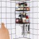 Bathroom Shelf Perforation-Free Wall-Mounted Kitchen Shelf Toilet Shelf Wall Corner Shelf Rack