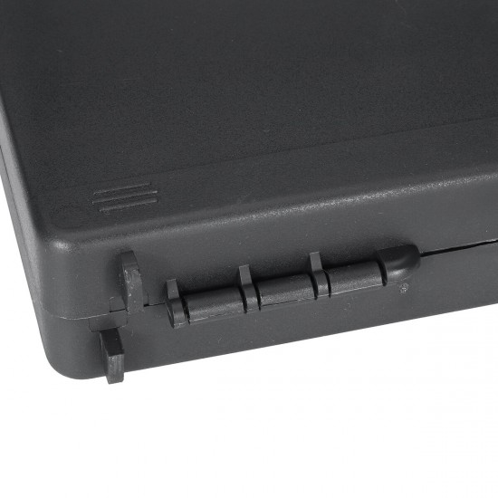 Black Hard PP Carry Case Bag Tool Holder Storage Box Portable Organizer
