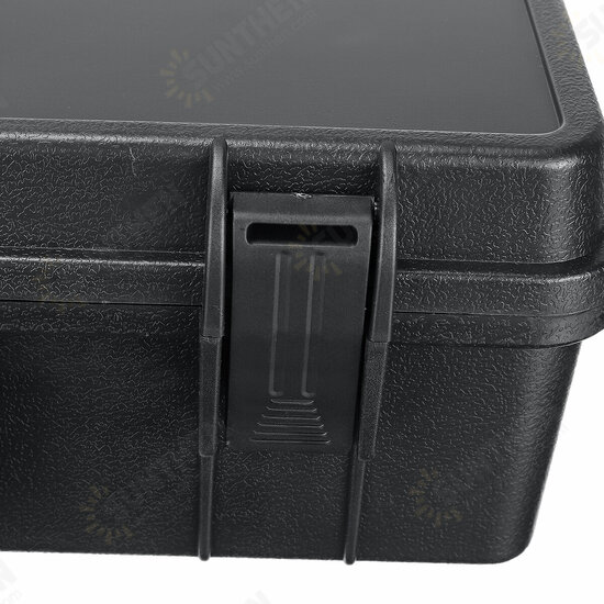 Black Safety Protective Box Abs Plastic Tool Box Slr Camera Equipment Box Plastic Tool Box