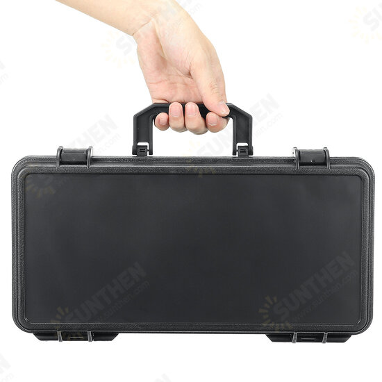 Black Safety Protective Box Abs Plastic Tool Box Slr Camera Equipment Box Plastic Tool Box