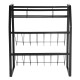 Black Seasoning Rack Kitchen Household Three-layer Storage Rack