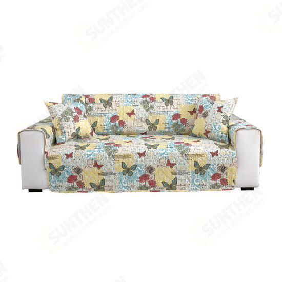 Butterfly Pattern Microfiber Pet Couch Sofa Furniture Protector Chair Covers Waterproof Sofa Protector Mat