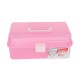 Clear Plastic Craft Makeup Organizer Jewelry Storage Compartment Tools Box Case