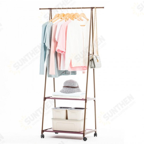 Clothes Hanger Organizer Portable Floor Display Shelf Rack Garment Satnd