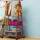 Clothes Hanger Organizer Portable Floor Display Shelf Rack Garment Satnd