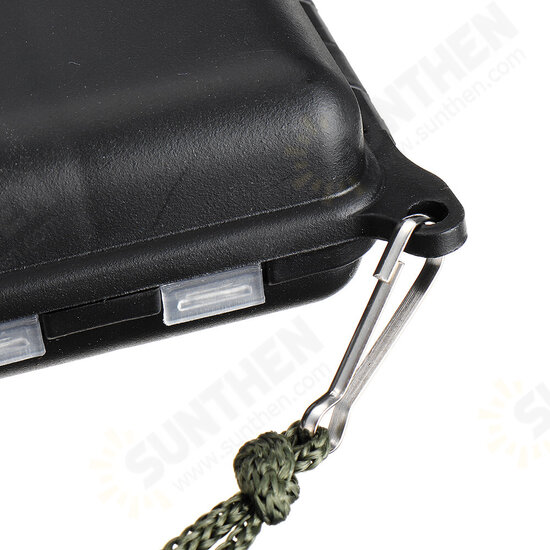 Compartments Storage Case Box Plastic Fishing Lure Hook Bait Small Accessory Box Square Fishhook Box Outdoor Essential