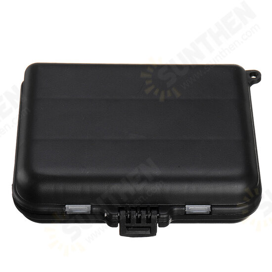 Compartments Storage Case Box Plastic Fishing Lure Hook Bait Small Accessory Box Square Fishhook Box Outdoor Essential