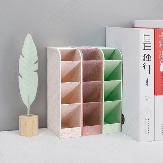 Creative Fashion Oblique Pen Holder Wheat Stalk Korean Style Multi-function Desktop StorageBox Office Stationery Kawaii Creative Fashion Oblique Pen Holder Wheat Stalk Korean Style Multi-function Desktop StorageBox Office Stationery Kawaii
