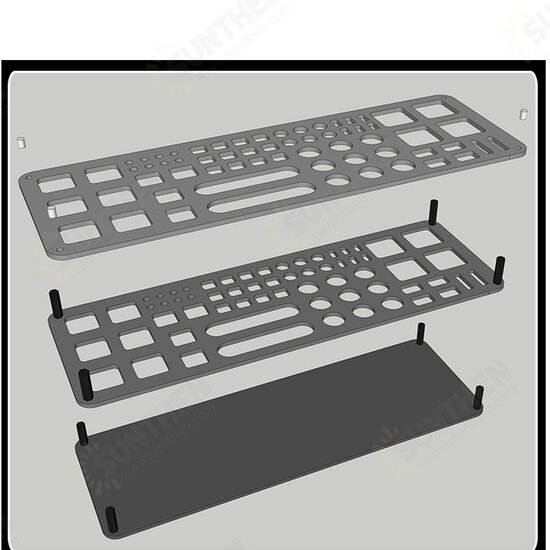 Desktop Tool Storage Box Organizer Rack Screwdriver Tweezer Electronic Component