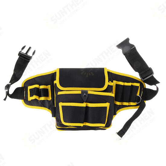 Electrician Canvas Tool Bag Safe Belt Waist Bag Belt Pouch Organizer Repair Tool Storage Bag