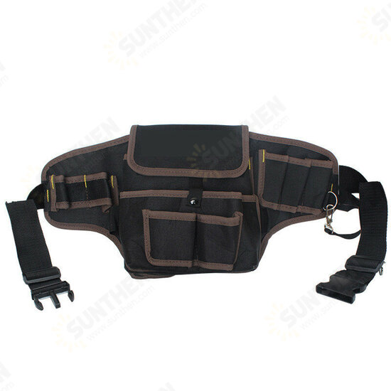 Electrician Canvas Tool Bag Safe Belt Waist Bag Belt Pouch Organizer Repair Tool Storage Bag