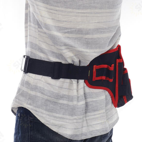 Electrician Canvas Tool Bag Safe Belt Waist Bag Belt Pouch Organizer Repair Tool Storage Bag