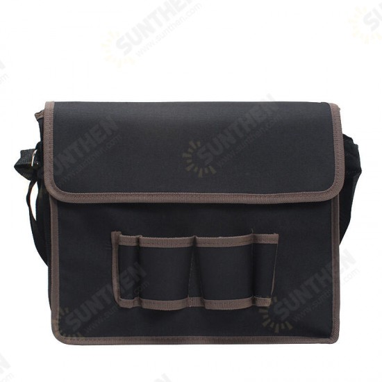 Electricians Storage Tool Bag Shoulder Bag With Adjustable Strap Hardware Pouch Tool Holder Storage Case Electricians Storage Tool Bag Shoulder Bag With Adjustable Strap Hardware Pouch Tool Holder Storage Case
