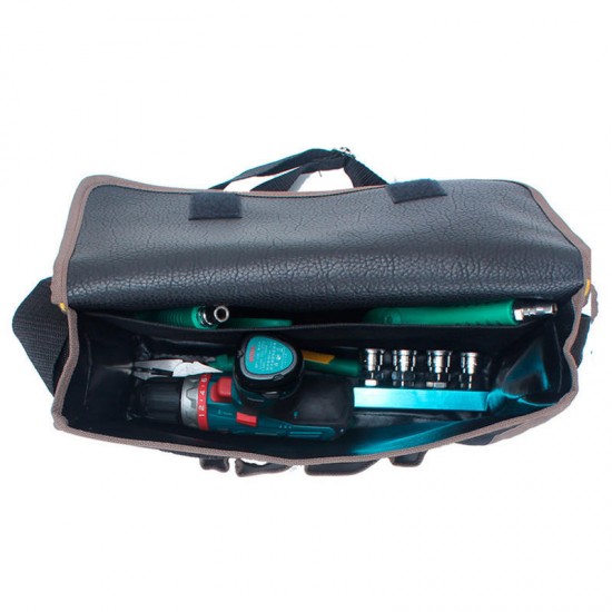 Electricians Storage Tool Bag Shoulder Bag With Adjustable Strap Hardware Pouch Tool Holder Storage Case