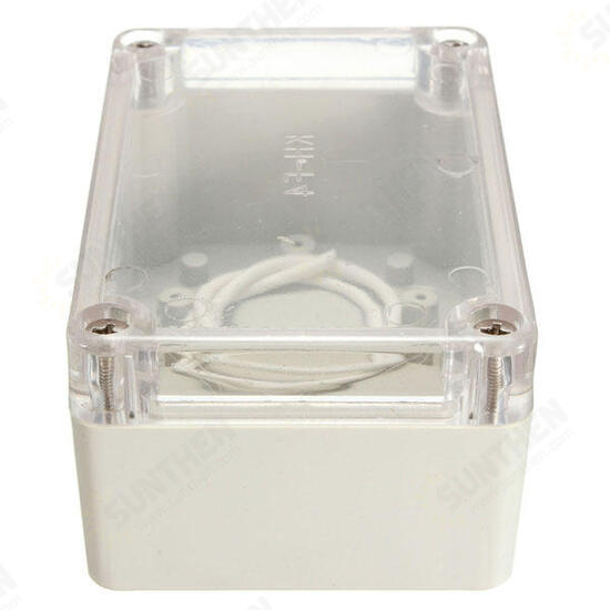 Electronic Plastic Box Waterproof Electrical Junction Case 100x68x50mm