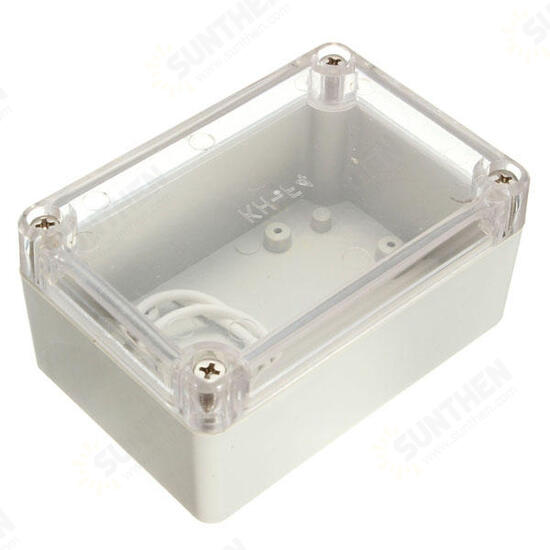 Electronic Plastic Box Waterproof Electrical Junction Case 100x68x50mm