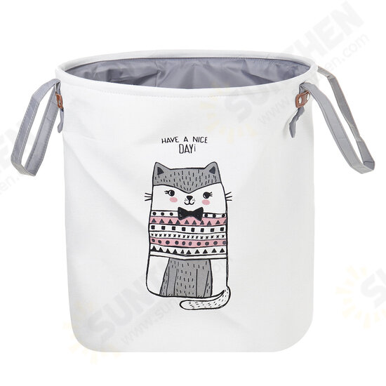 Foldable Laundry Washing Clothes Bucket Storage Bag Hamper Baskets Box Wash Bin