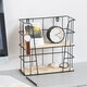 Hand-made Iron Wall Vintage Industrial Style Simple Furniture Double Wall Shelf Hand-made Iron Wall Vintage Industrial Style Simple Furniture Double Wall Shelf